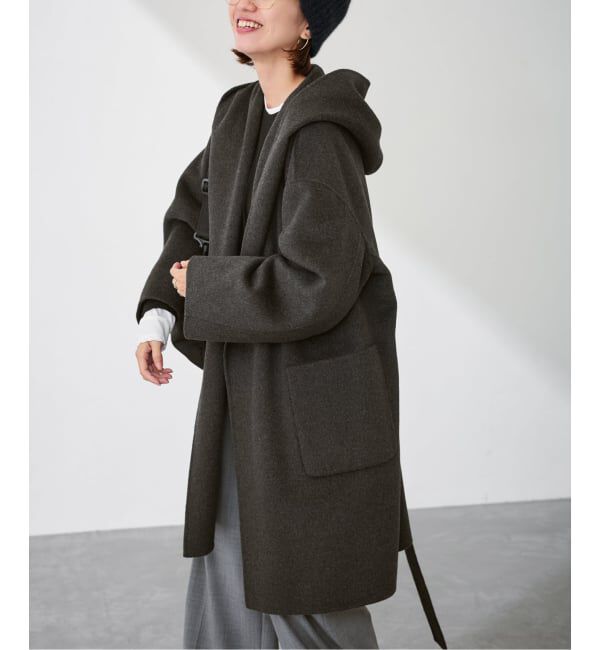 FRAMeWORK「SUPER160'sフーディショートコート」|その他|