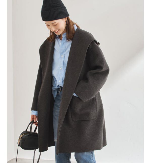 FRAMeWORK「SUPER160'sフーディショートコート」|その他|