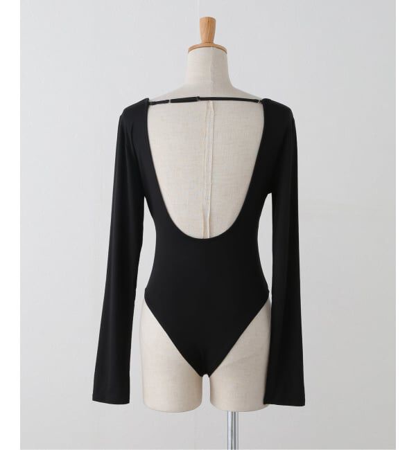 NOBLE「determ/デターム Scoop-Neck Bodysuit」|インナー|