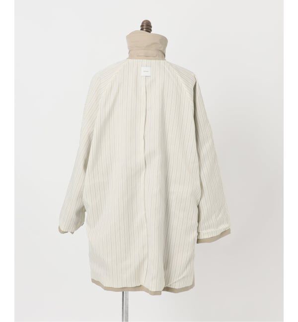 Spick and Span「《予約》T/Cギャバステンカラーハーフコート」|ステンカラーコート|