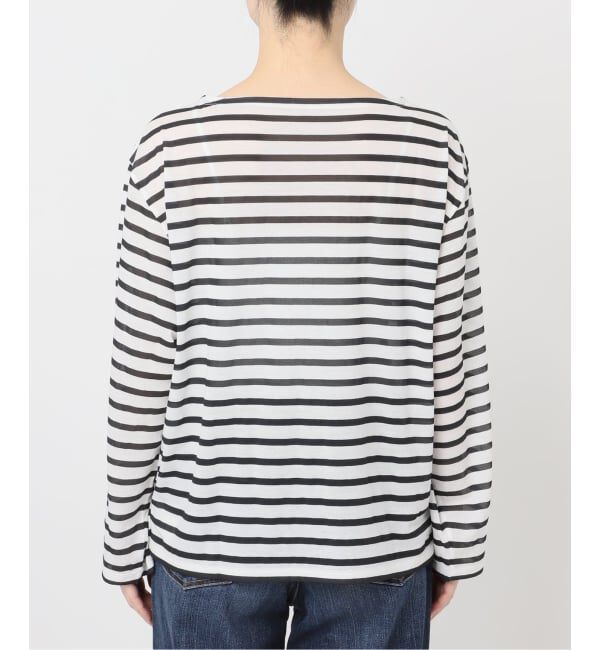 Spick and Span「《予約》シアーボーダーTシャツ」|Tシャツ・カットソー|