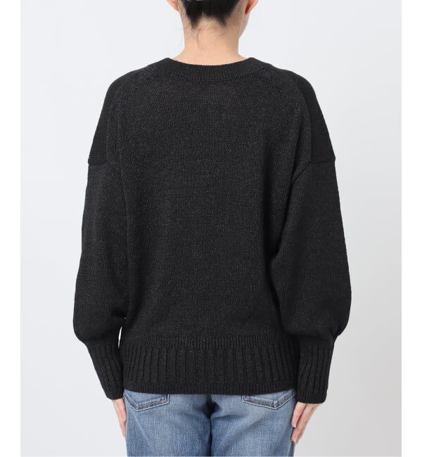 Spick and Span「《追加予約》レーヨンペーパーヤーンVネックカーディガン」|カーディガン|