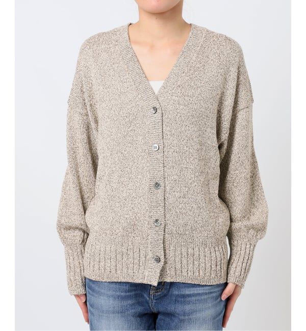 Spick and Span「《追加予約》レーヨンペーパーヤーンVネックカーディガン」|カーディガン|