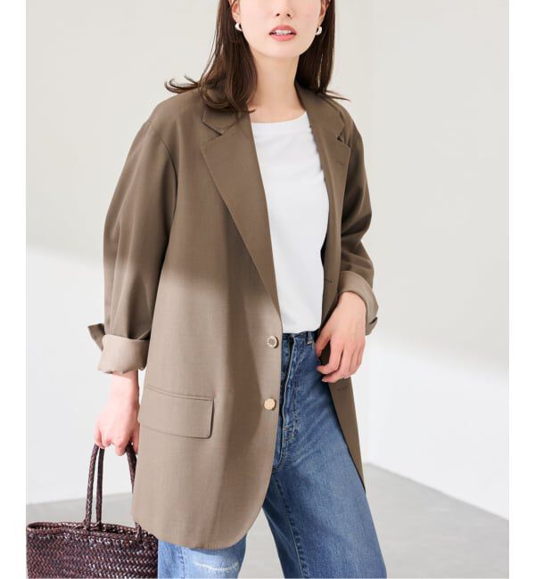 FRAMeWORK「COUTURE D`ADAM/クチュールドアダム BIGJK Single Blazer Desert」|その他|ブラウン D