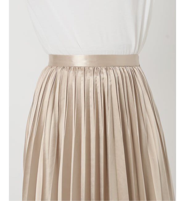  「【洗える】ダブルアコーディオンプリーツスカート」|スカート|