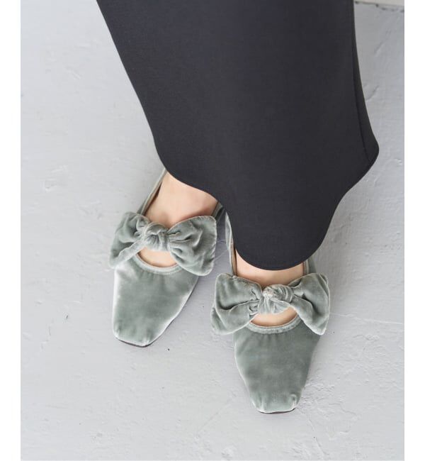  「《追加3》スクエアベルベットリボンフラット」|その他|