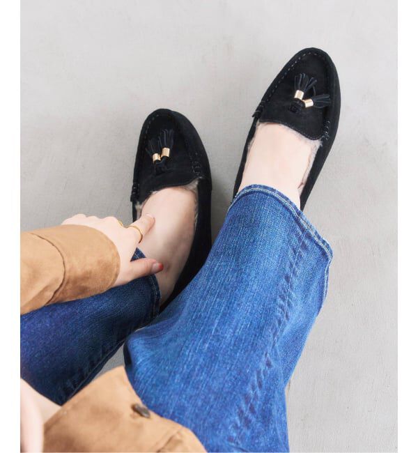  「レザーファータッセルモカシン」|その他|