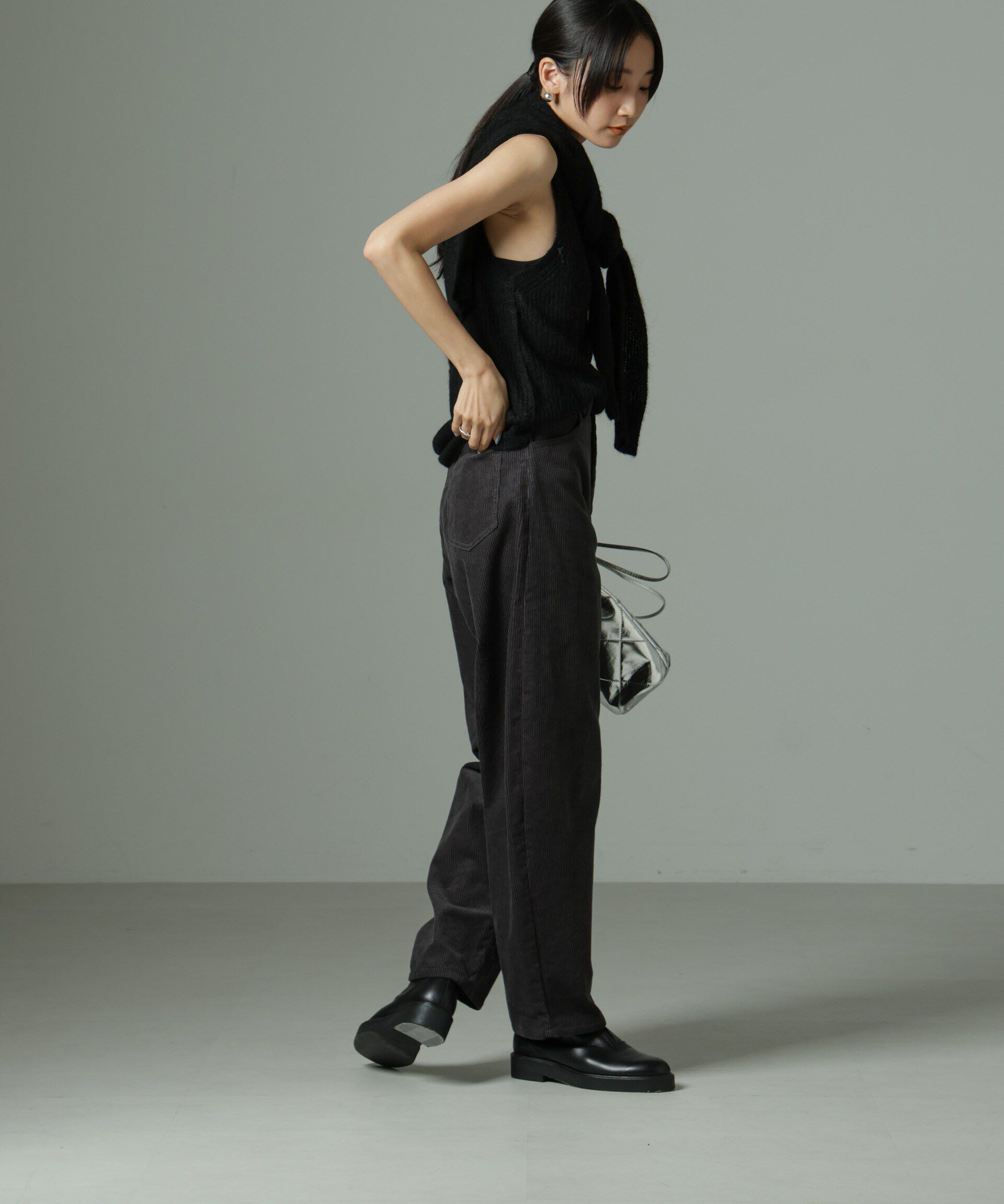 nano･universe「モヘヤ混タンクニットトップス(セットアップ可)」|ニット・セーター|