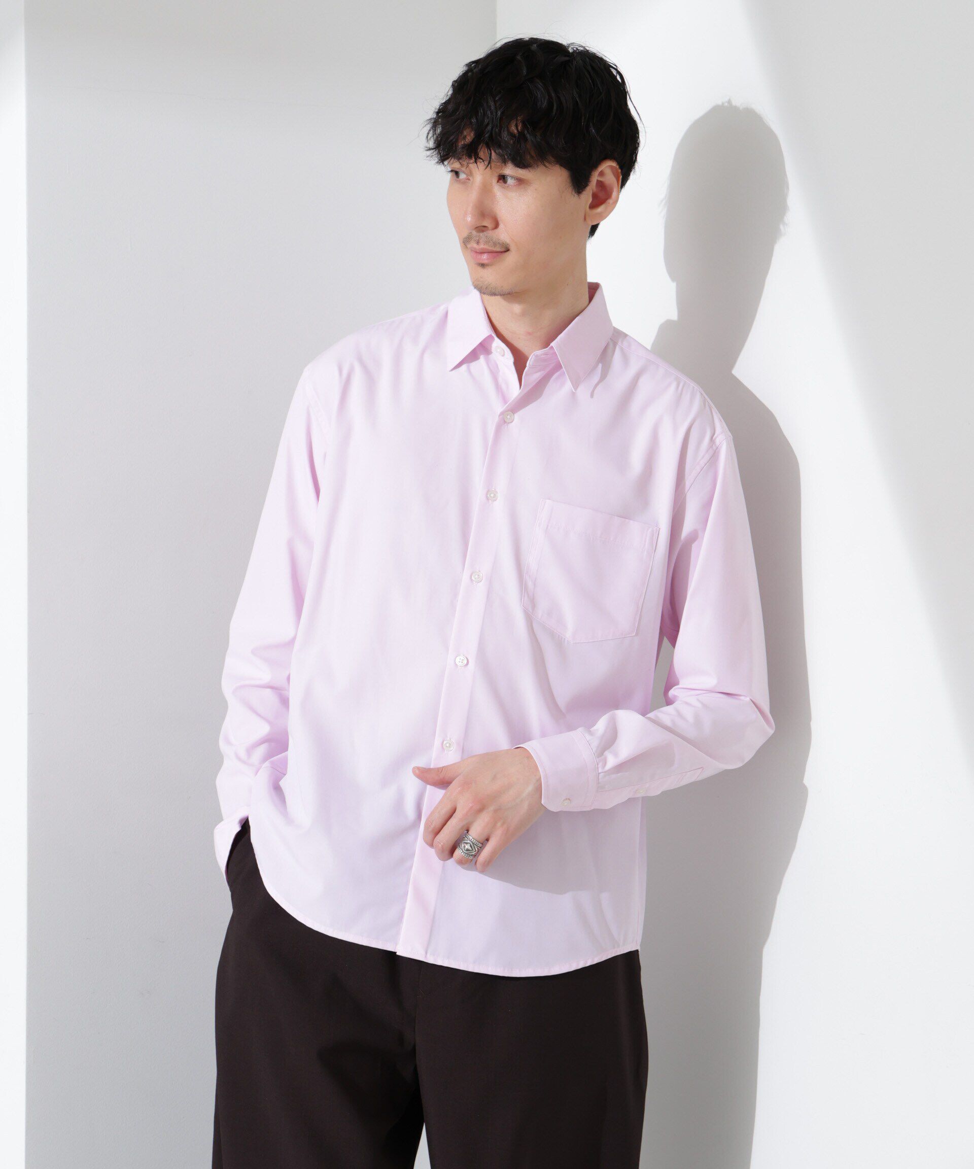 nano･universe「デイリースマート レギュラーカラーシャツ」|シャツ・ブラウス|