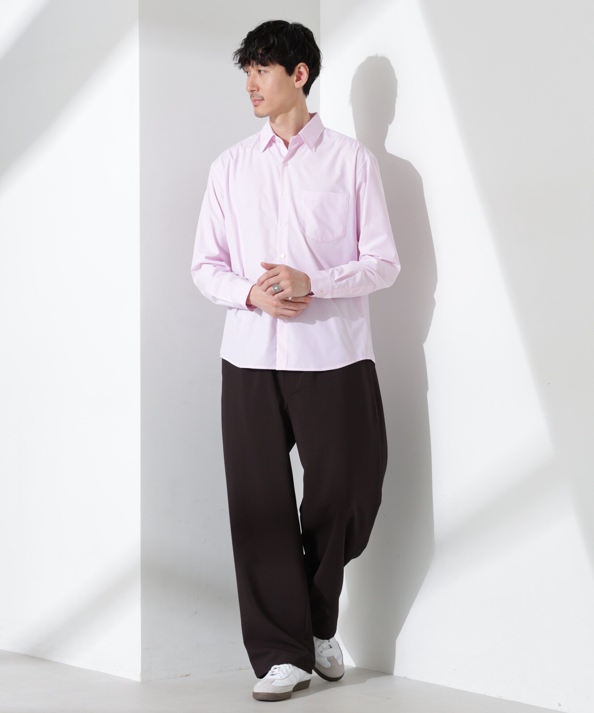 nano･universe「デイリースマート レギュラーカラーシャツ」|シャツ・ブラウス|