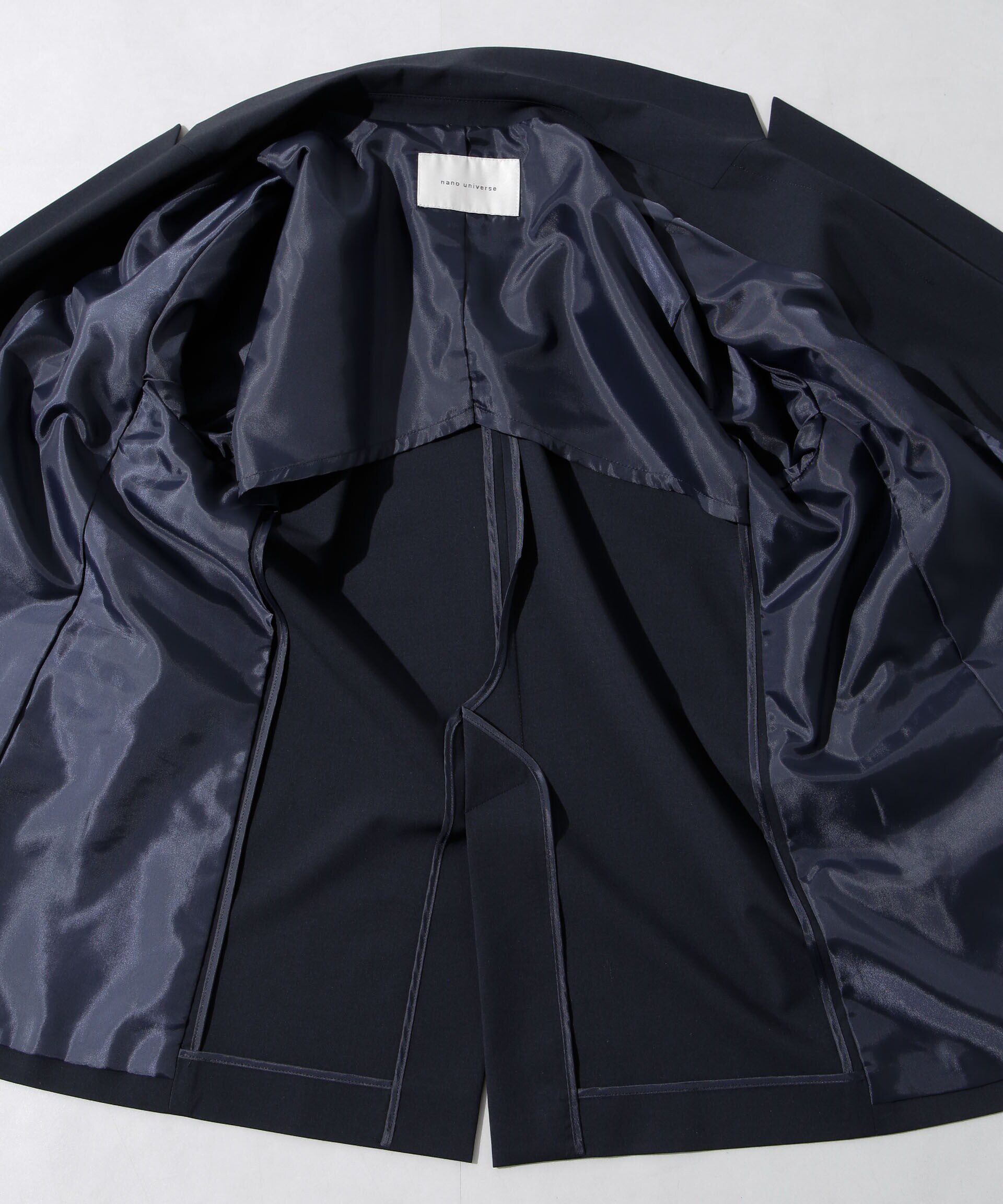 nano･universe「トロストレッチダブルジャケット(セットアップ可)」|テーラードジャケット|