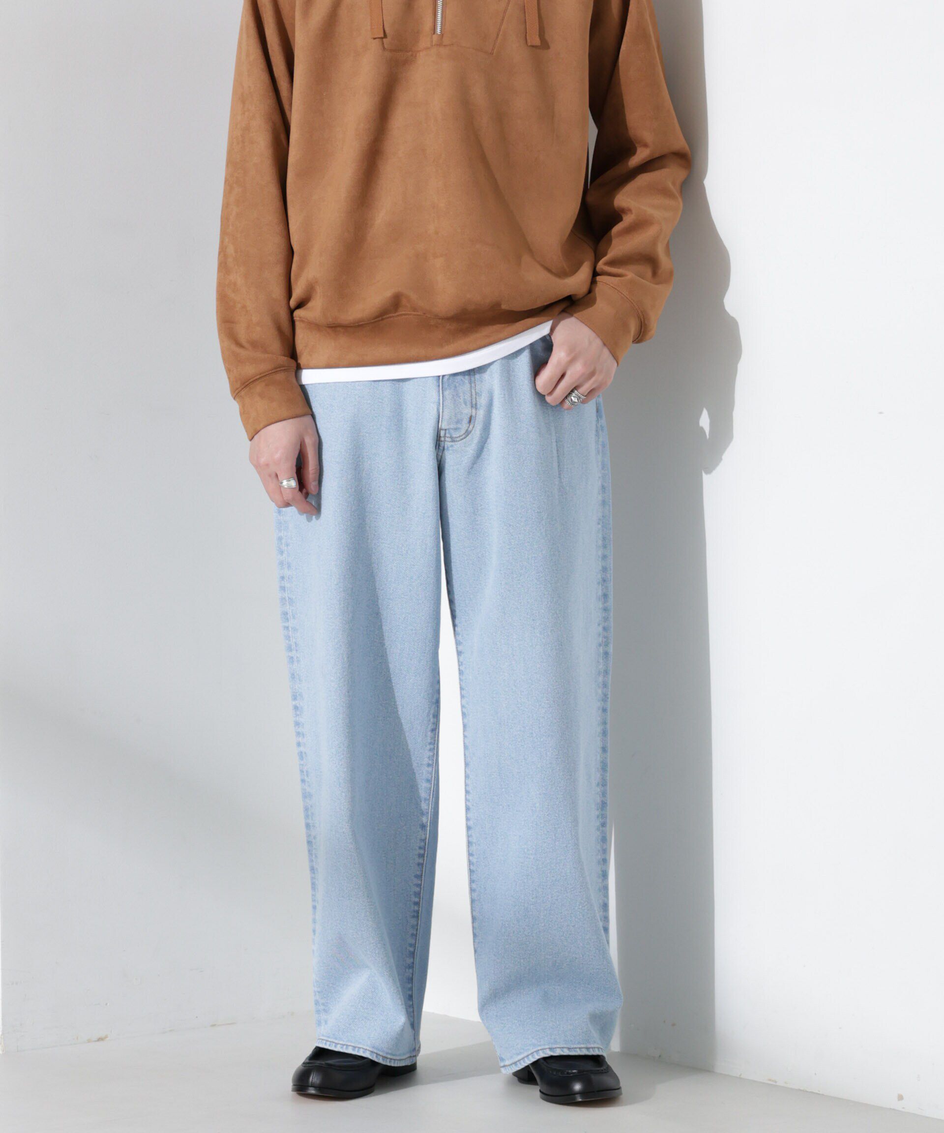  「「MC」TIMELESS WARDROBE リラックスフィットデニム 252」|デニム|L.ブルー1