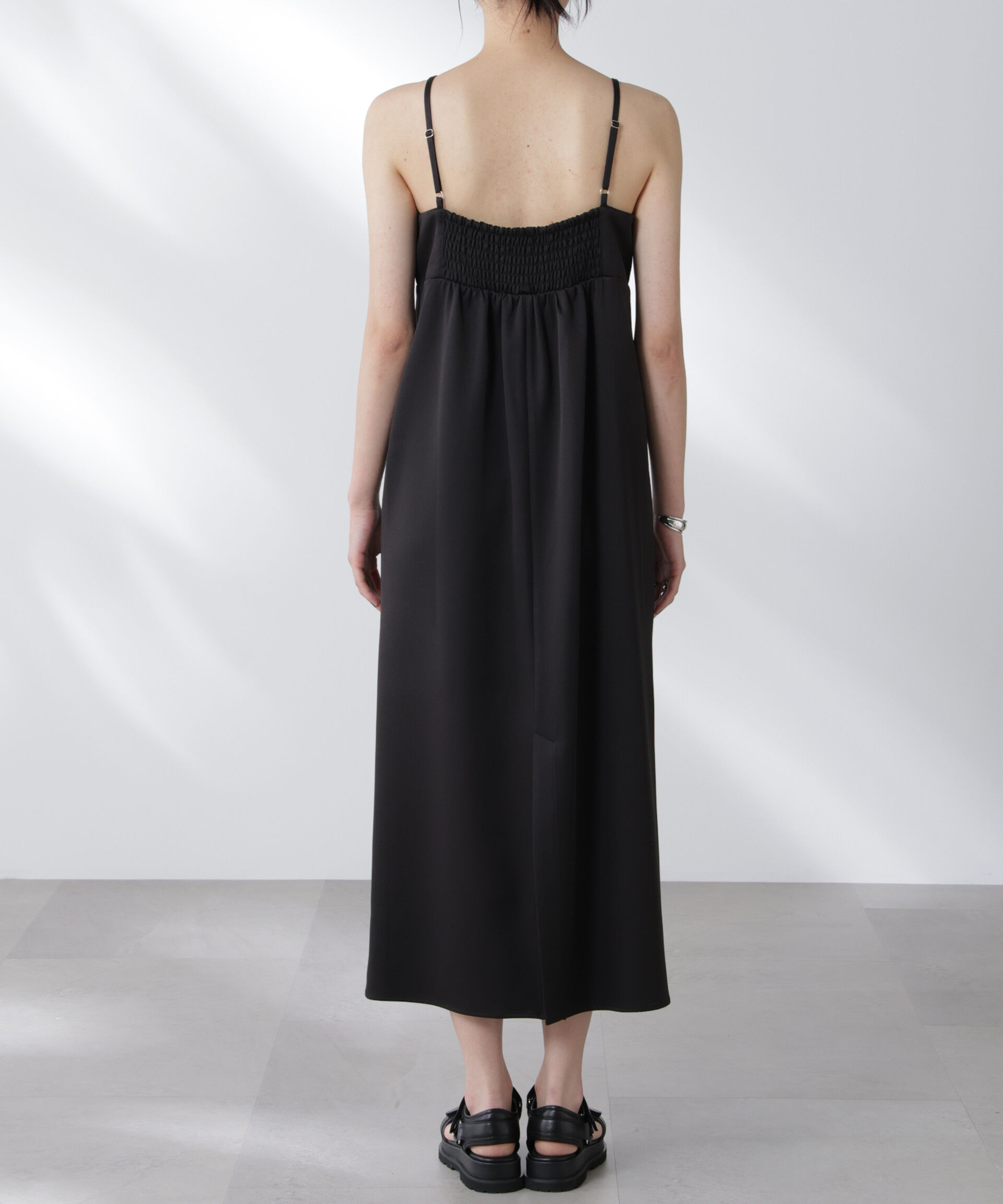 nano･universe「レースロングジレ&times;キャミワンピースセット」|ワンピース|