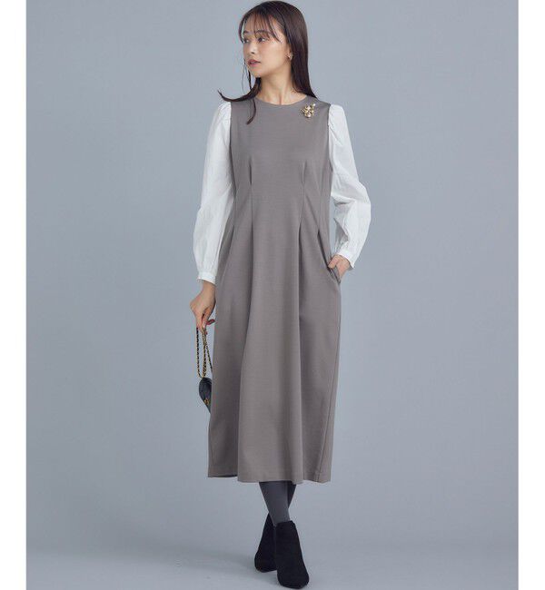 組曲「シャツスリーブポンチ ワンピース」|ワンピース|