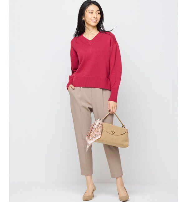 組曲「【8色展開・手洗い可】ウールカシミヤミックス Vネックニット」|ニット・セーター|