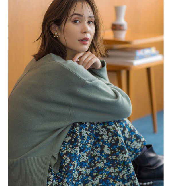 組曲「【8色展開・手洗い可】ウールカシミヤミックス Vネックニット」|ニット・セーター|