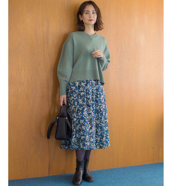 組曲「【8色展開・手洗い可】ウールカシミヤミックス Vネックニット」|ニット・セーター|