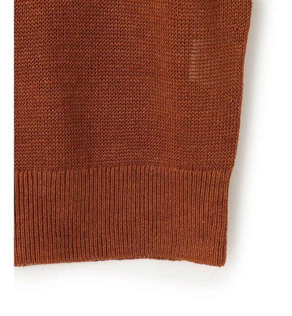 23区「【CLASSY.6月号掲載/洗える】ピュアリネンバルキー Vネックニット」|ニット・セーター|