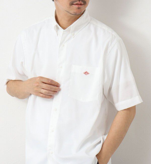 NOLLEY'S goodman「【DANTON/ダントン】DOT BUTTON B.D. SHIRT SS 25SS」|シャツ・ブラウス|ホワイト