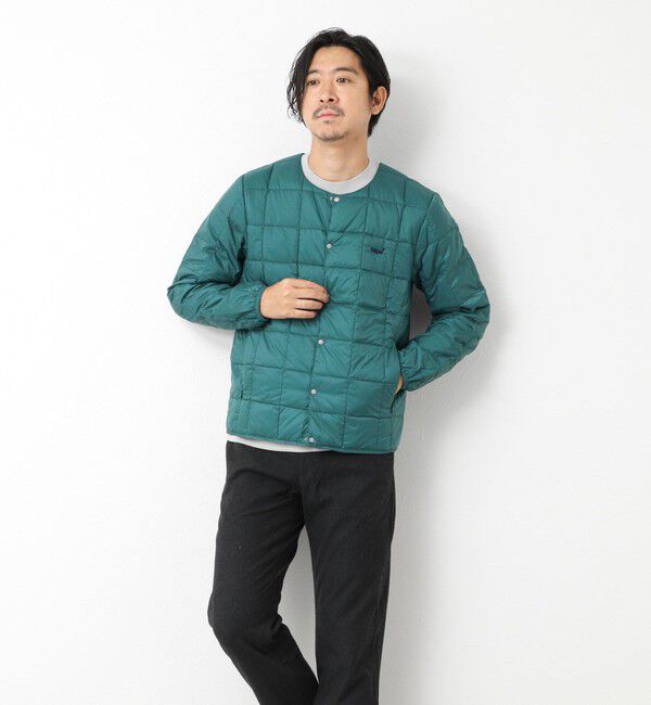 NOLLEY'S goodman「【TAION/タイオン】別注クジラ刺繍CREW NECK BUTTON DOWN JACKET」|ダウン|