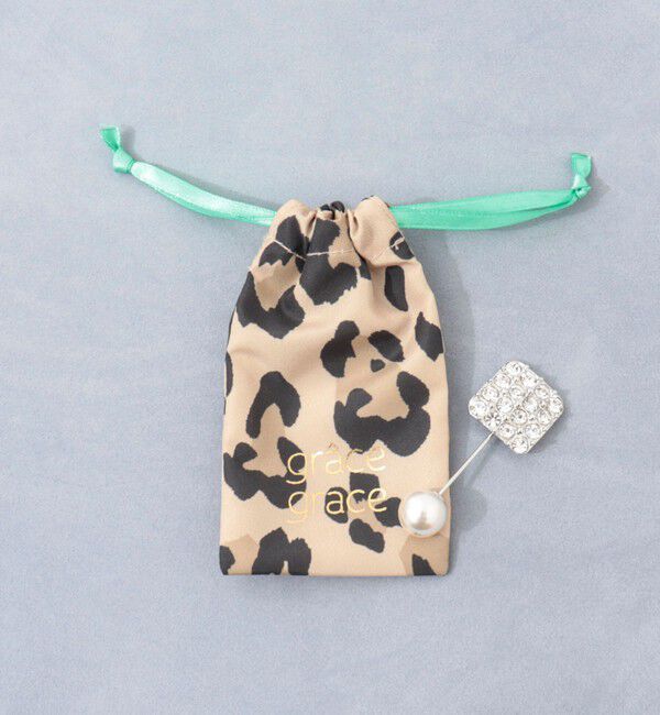 grace grace「【grace grace/グラスグラス】スクエアビジュープッシュピン」|その他|