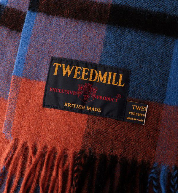 NOLLEY'S goodman「【TWEEDMILL/ツイードミル】Lambswool Muffler Check 25」|マフラー|