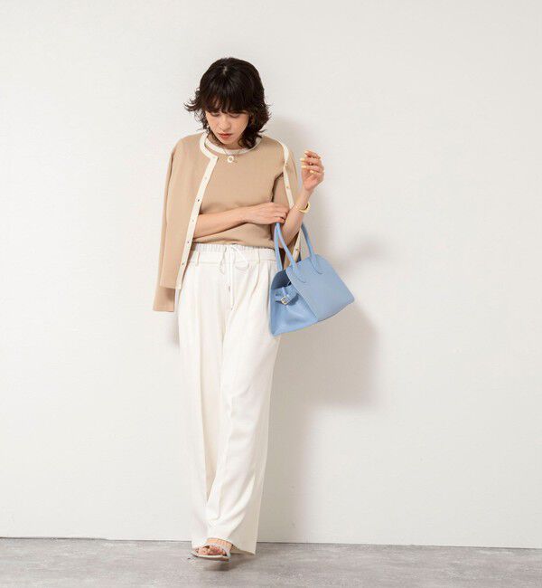 NOLLEY'S sophi「ウォッシャブルWウエストワイドパンツ」|その他|