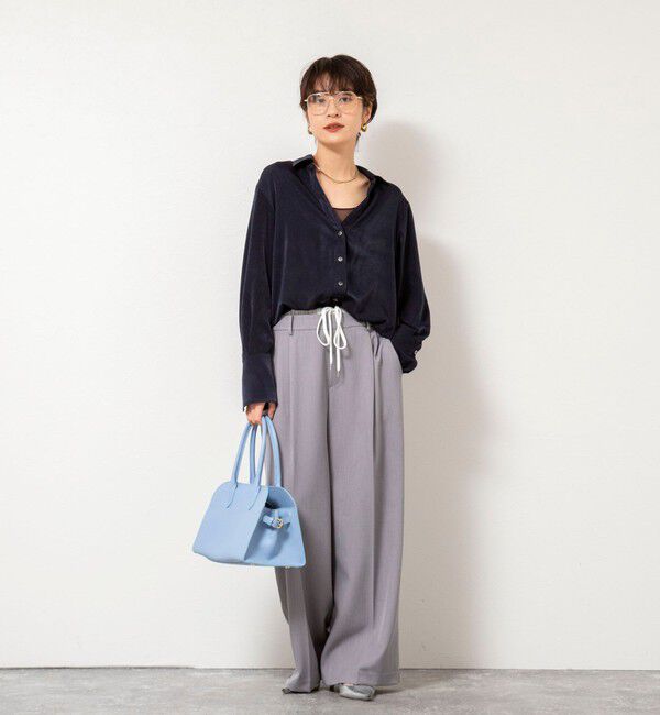 NOLLEY'S sophi「ウォッシャブルWウエストワイドパンツ」|その他|