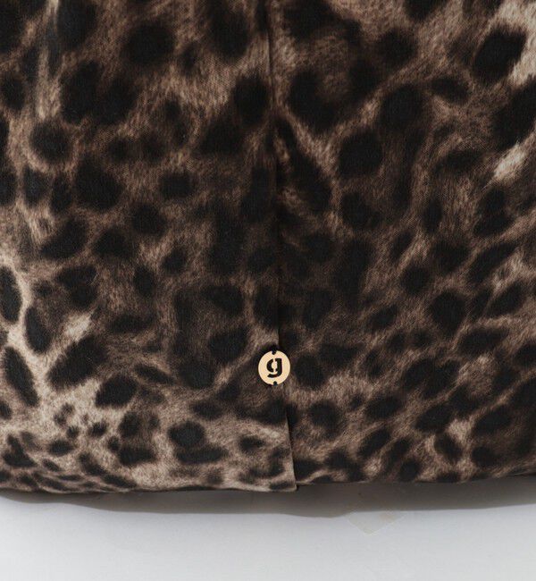 grace grace「【grace grace/グラスグラス】レオパードトリアンゴロバッグ」|エコバッグ|