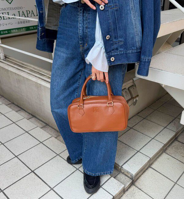 fredy emue「FR横長レザーボストンバッグ」|ショルダー・メッセンジャー|