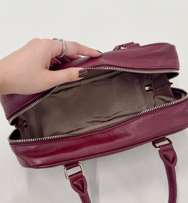 fredy emue「FR横長レザーボストンバッグ」|ショルダー・メッセンジャー|