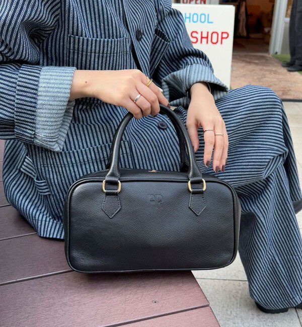 fredy emue「FR横長レザーボストンバッグ」|ショルダー・メッセンジャー|