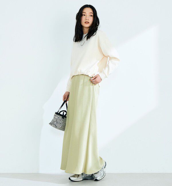 fredy emue「裾インゴムブークレープルオーバー」|Tシャツ・カットソー|