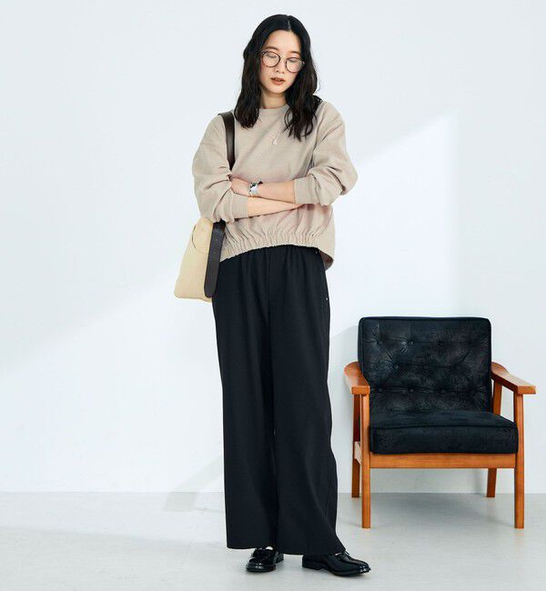 fredy emue「裾インゴムブークレープルオーバー」|Tシャツ・カットソー|