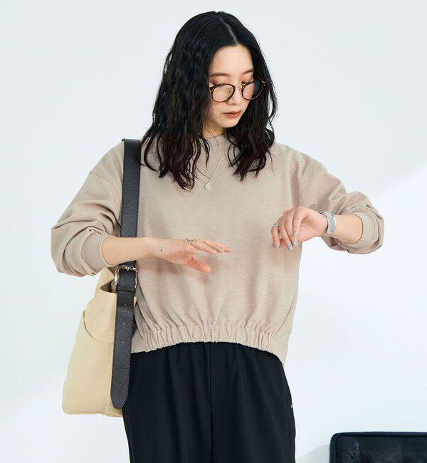 fredy emue「裾インゴムブークレープルオーバー」|Tシャツ・カットソー|