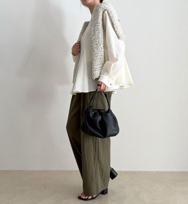 fredy emue「ペプラムシアーボリュームブラウス」|シャツ・ブラウス|