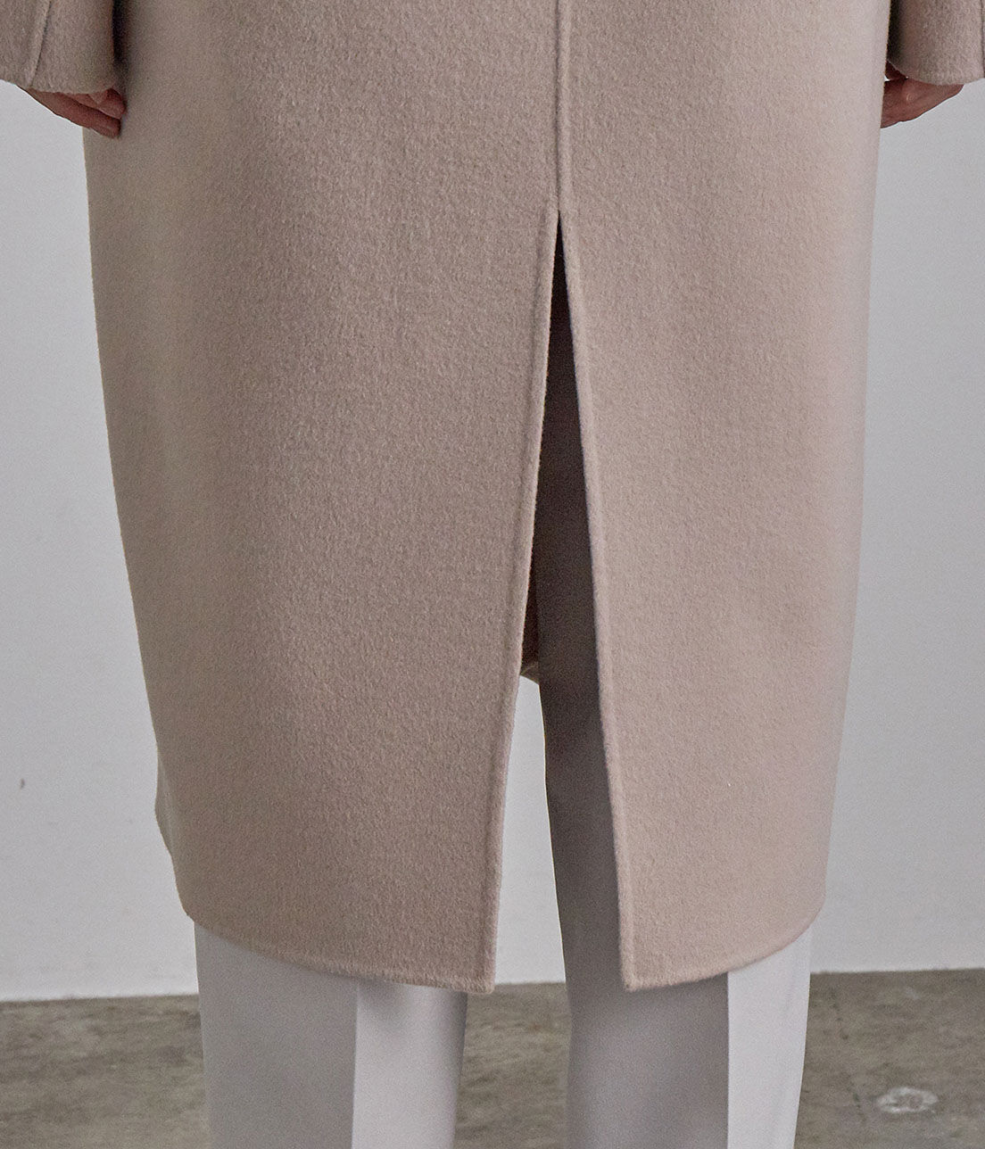 SALON adam et rope'「ウールカシミヤ無双仕立てロングチェスターコート」|チェスターコート|