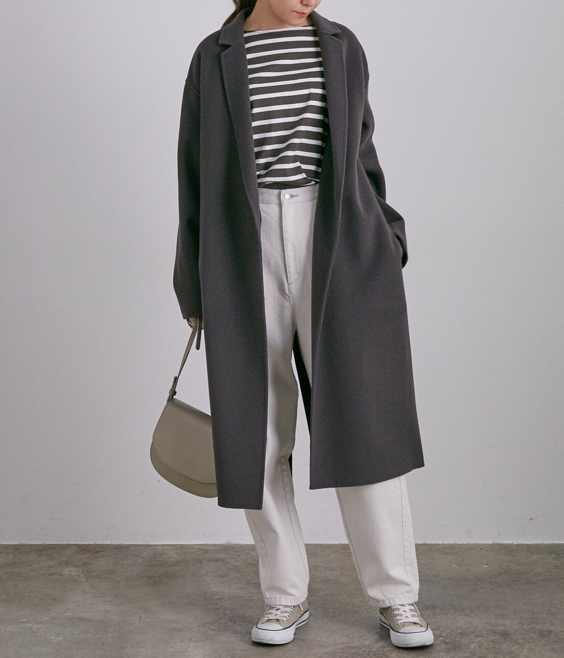 SALON adam et rope'「ウールカシミヤ無双仕立てロングチェスターコート」|チェスターコート|