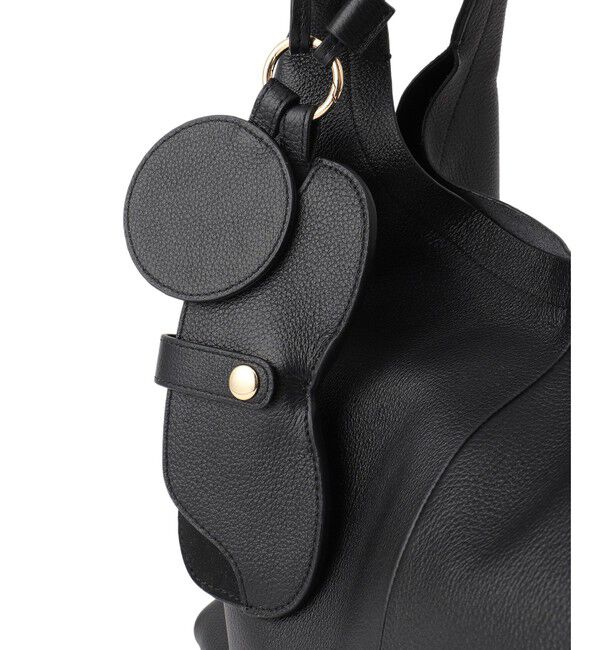 SALON adam et rope'「【WEB限定】【WS（ドゥーブル）】チャーム付きナチュラルレザートート」|トートバッグ|