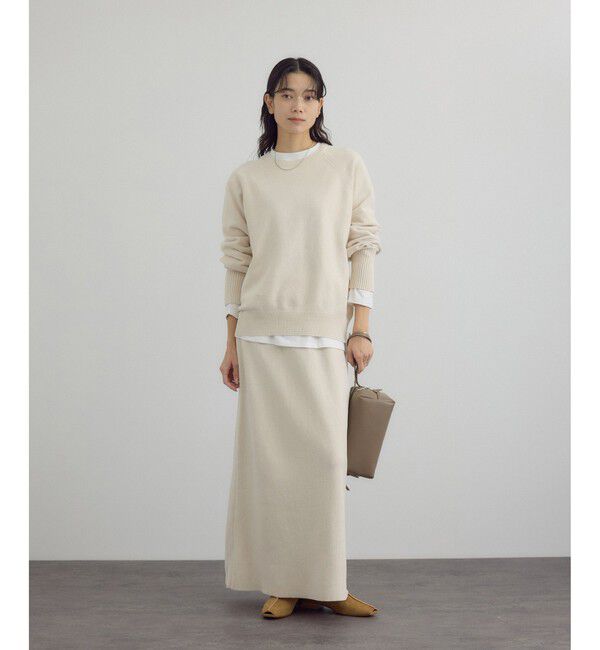 SALON adam et rope'「クロップドプルオーバー-CreamyCotton /クリーミーコットン-」|ニット・セーター|