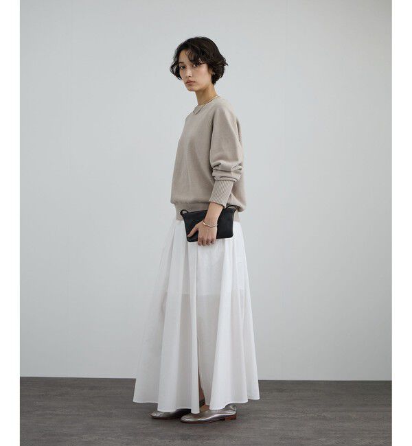 SALON adam et rope'「クロップドプルオーバー-CreamyCotton /クリーミーコットン-」|ニット・セーター|