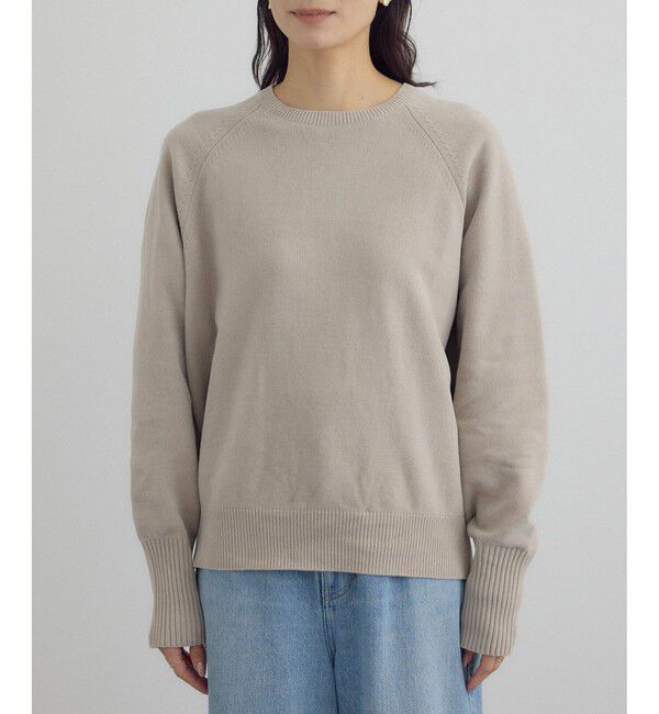 SALON adam et rope'「クロップドプルオーバー-CreamyCotton /クリーミーコットン-」|ニット・セーター|