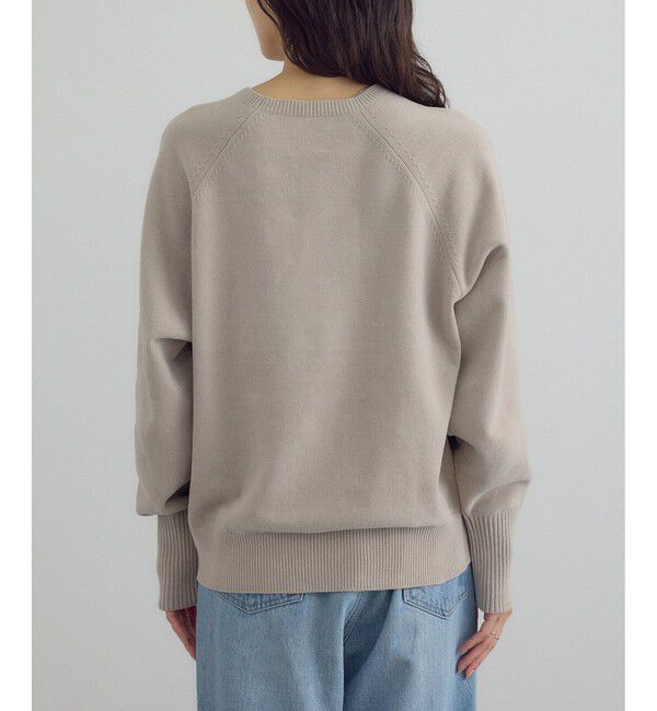 SALON adam et rope'「クロップドプルオーバー-CreamyCotton /クリーミーコットン-」|ニット・セーター|