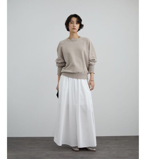 SALON adam et rope'「クロップドプルオーバー-CreamyCotton /クリーミーコットン-」|ニット・セーター|