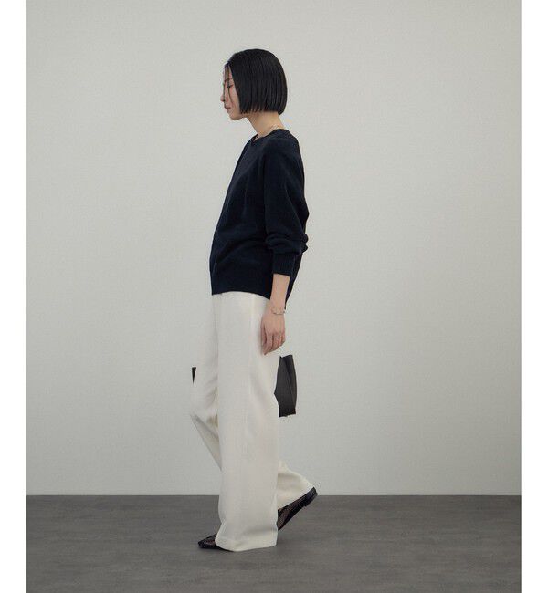 SALON adam et rope'「クロップドプルオーバー-CreamyCotton /クリーミーコットン-」|ニット・セーター|