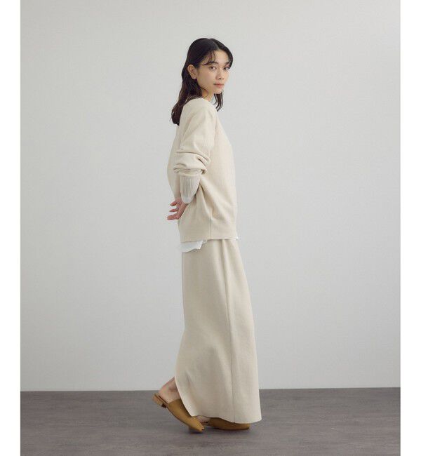 SALON adam et rope'「クロップドプルオーバー-CreamyCotton /クリーミーコットン-」|ニット・セーター|