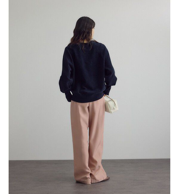 SALON adam et rope'「クロップドプルオーバー-CreamyCotton /クリーミーコットン-」|ニット・セーター|