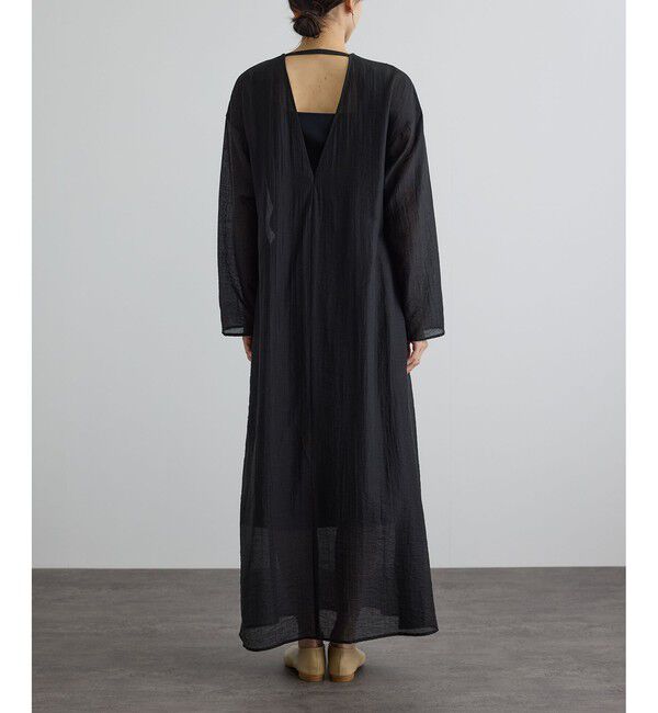 SALON adam et rope'「【WEB限定】サブリエギャザーワンピース」|ワンピース|