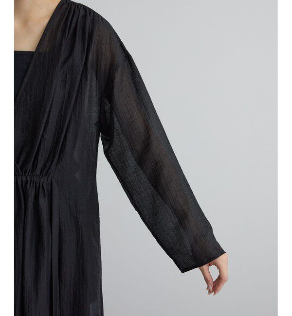 SALON adam et rope'「【WEB限定】サブリエギャザーワンピース」|ワンピース|