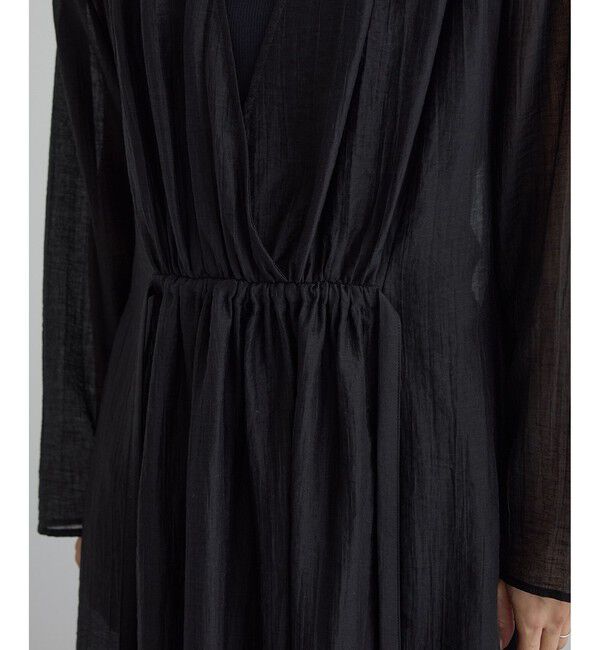 SALON adam et rope'「【WEB限定】サブリエギャザーワンピース」|ワンピース|